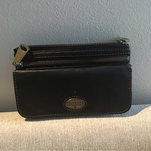 Fossil Black Leather Wallet